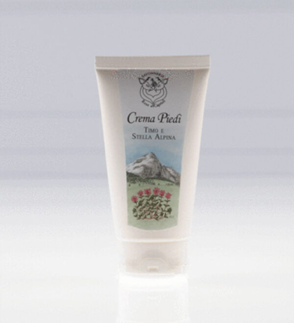 Crema piedi stella alpina e timo - 75 ml